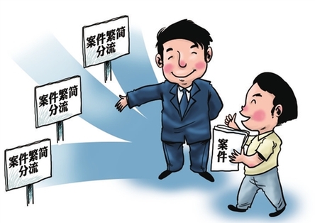 立案登记制撬动法院全方位改革（砥砺奋进的五年·全面依法治国）
