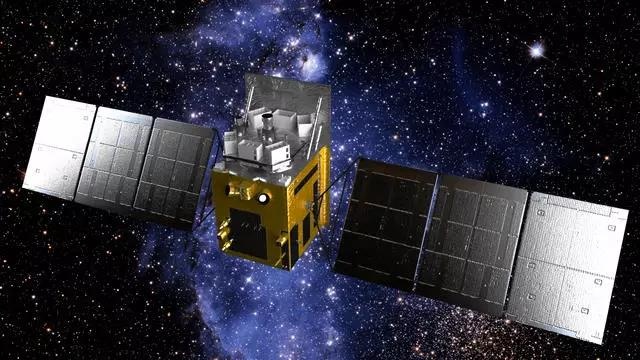 图为硬X射线调制望远镜卫星运行示意图。国防科工局供图