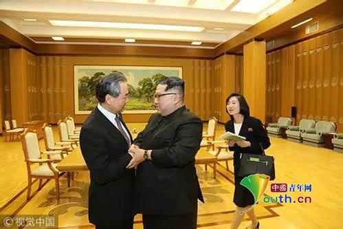 朝鲜最高领导人金正恩会见王毅
