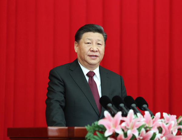 12月29日,全国政协在北京举行新年茶话会。中共中央总书记、国家主席、中央军委主席习近平在茶话会上发表重要讲话。 新华社记者 鞠鹏 摄