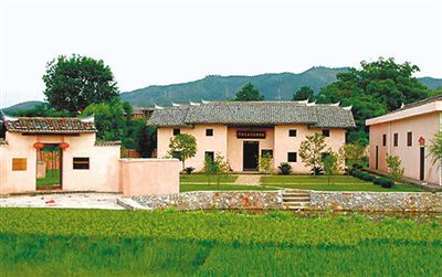 江西瑞金,中央党务委员会和中华苏维埃共和国临时中央政府工农检察委员会旧址。