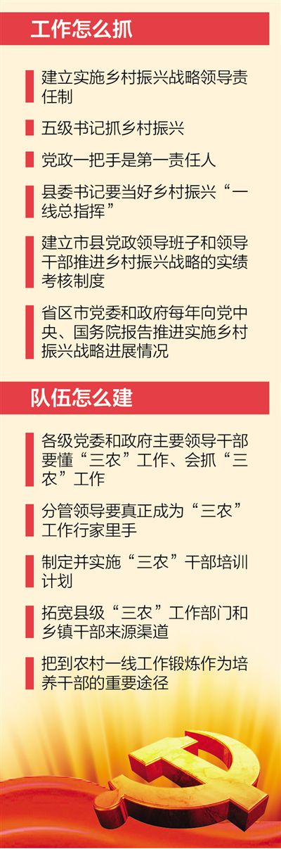 乡村振兴 关键在党(政策解读·聚焦中央一号文件④)