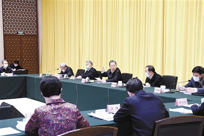 12月30日,中共中央政治局常委、中央巡视工作领导小组组长赵乐际到交通运输部调研并召开座谈会。新华社记者 饶爱民 摄