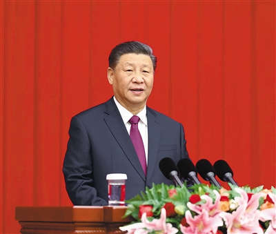 12月31日,全国政协在北京举行新年茶话会。中共中央总书记、国家主席、中央军委主席习近平在茶话会上发表重要讲话。 新华社记者 鞠鹏 摄