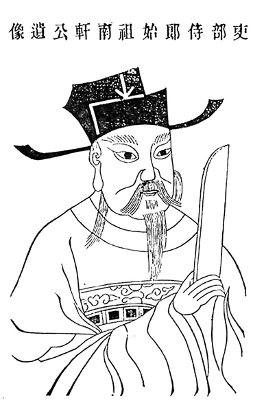张栻像,张栻是南宋理学家,执掌岳麓书院教务七年,将其变成理学基地。
