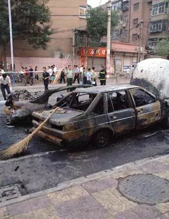 爆炸案发生现场