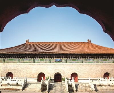 皇史宬,是中国明清两代的皇家档案馆。明朝嘉靖年间,抄写好的《永乐大典》就在此收藏。(资料图片)